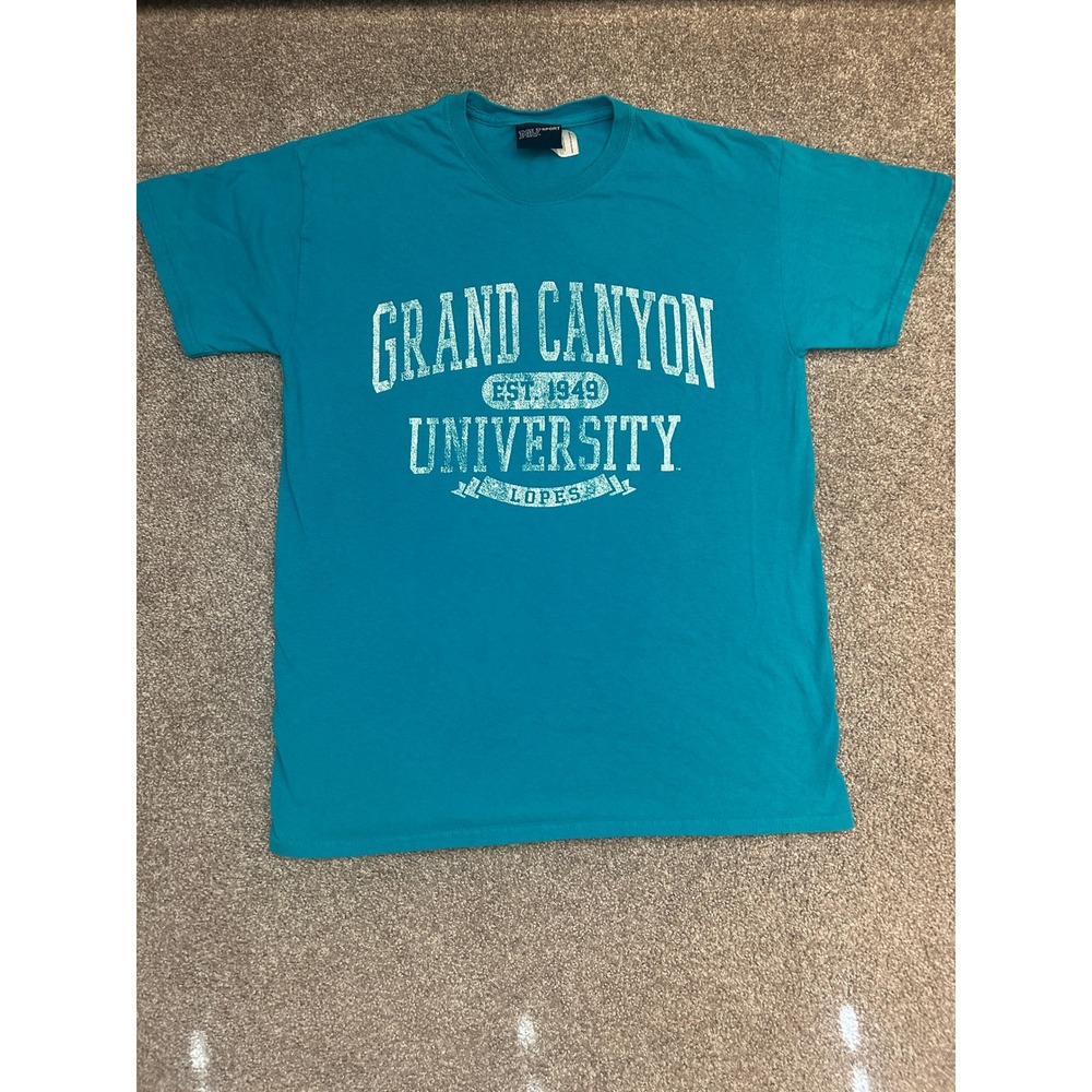 MV Sport Grand Canyon University T-Shirt Adult M Teal Excellent Lopes Graphic